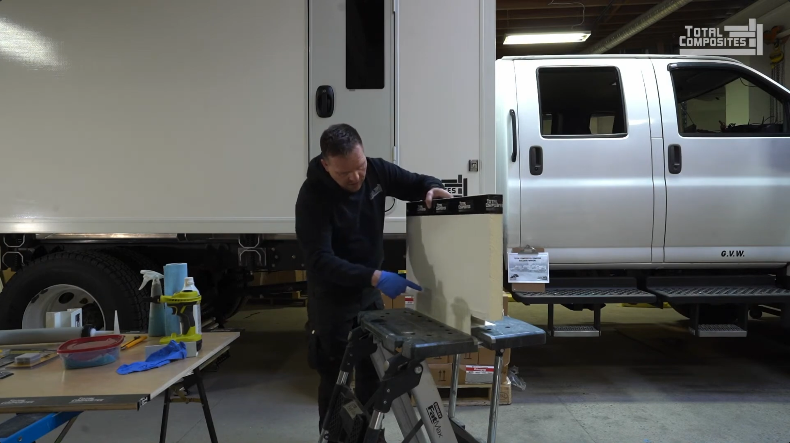 Total Composites FRP Pultrusion / Adhesive Assembly