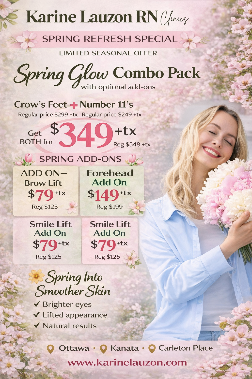 Spring Glow Combo Pack — Crow's Feet + Number 11's $349