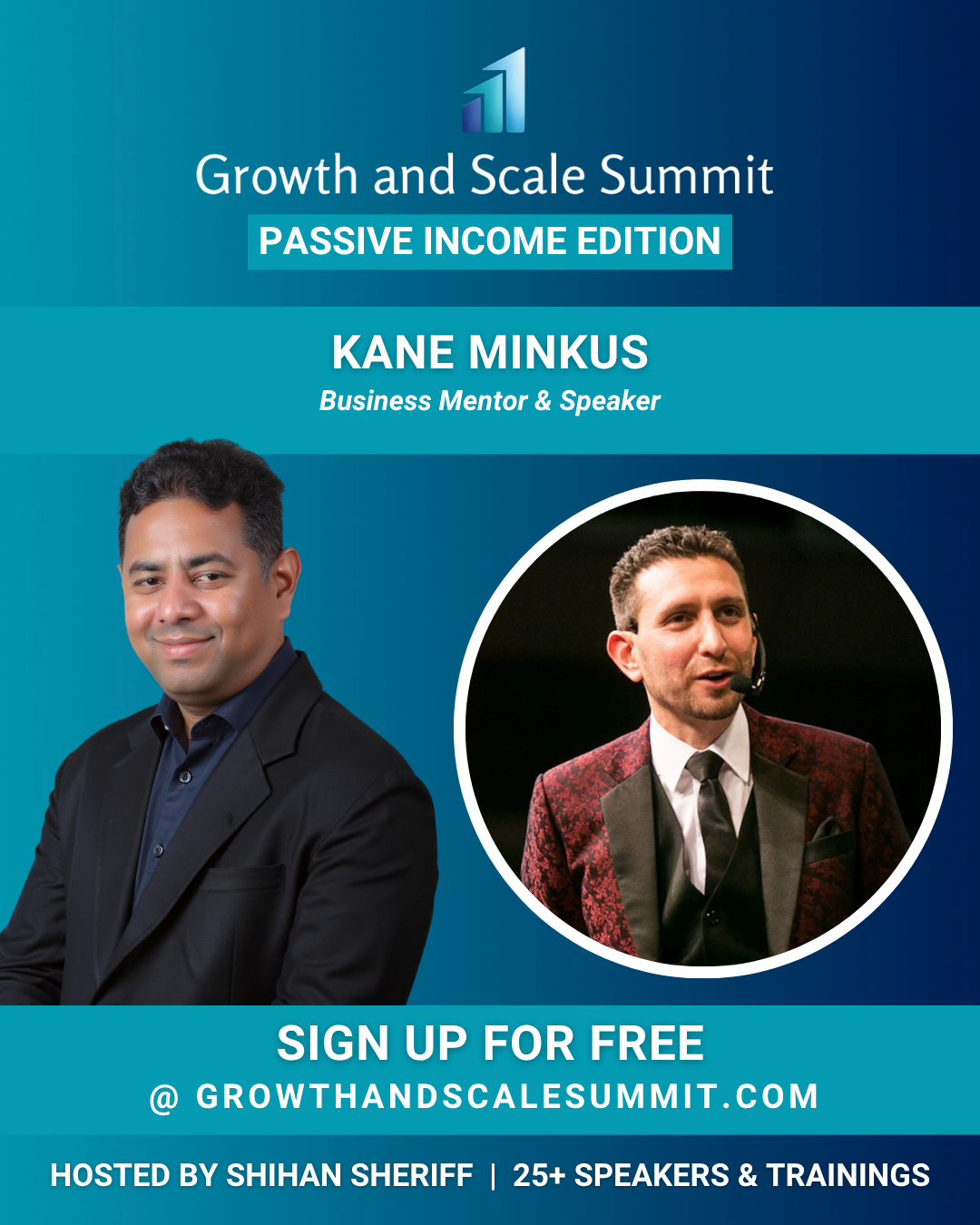 Kane Minkus - Growth & Scale Summit Banner