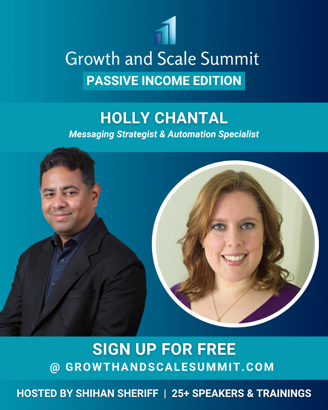 Holly Chantal - Growth & Scale Summit Banner