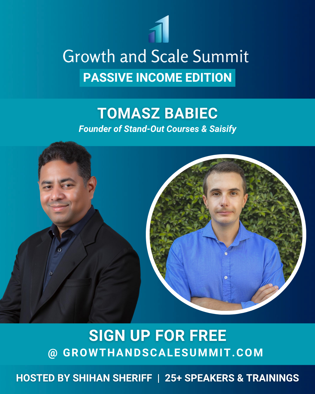Tomasz Babiec - Growth & Scale Summit Banner