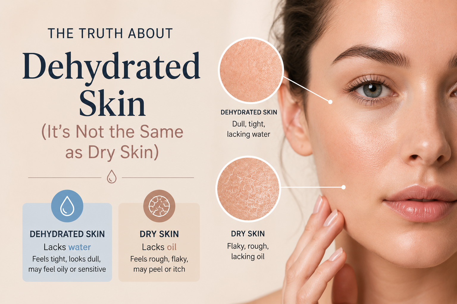 The Truth About Dehydrated Skin (It's Not the Same as Dry Skin)