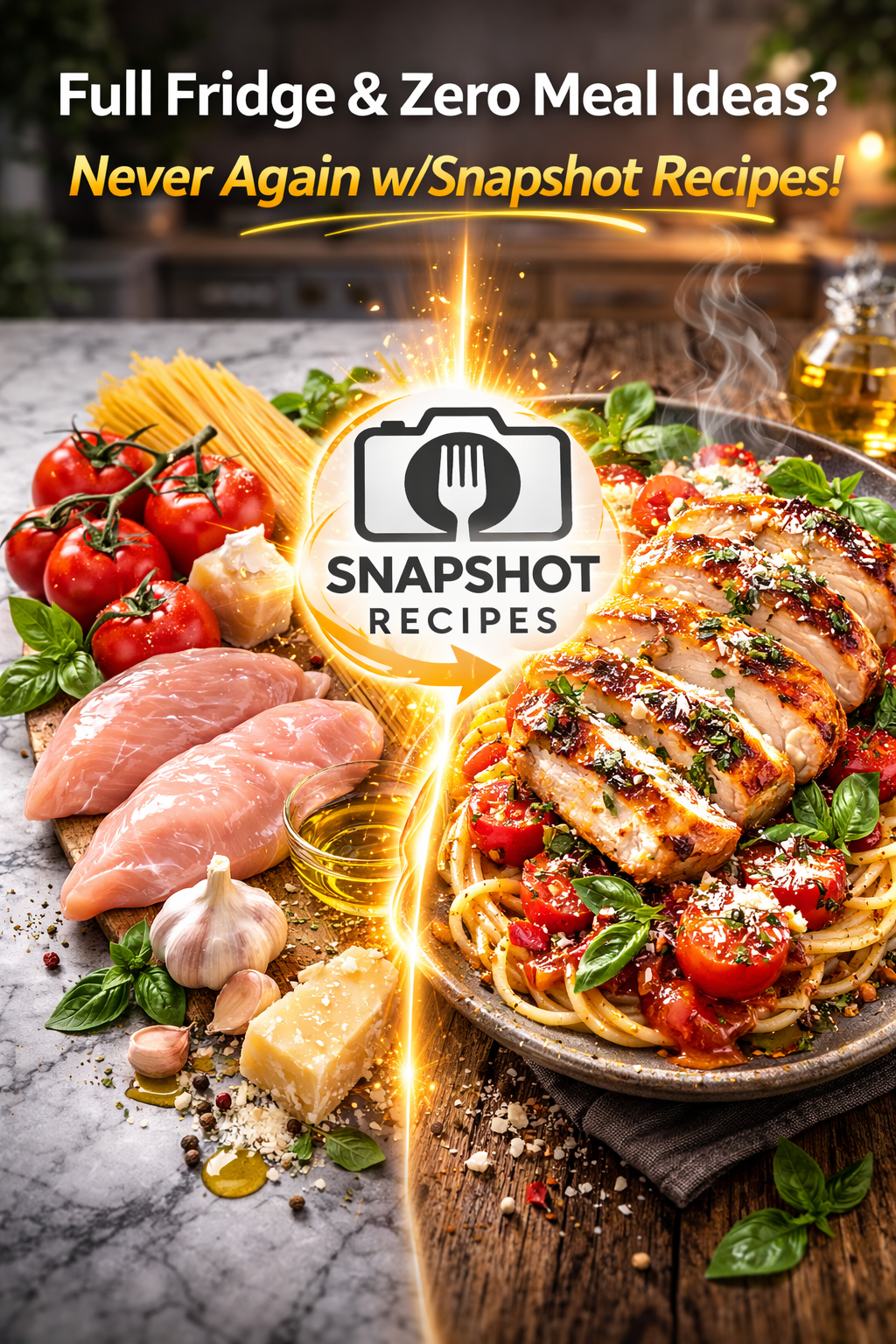 Full Fridge & Zero Meal Ideas? Never Again with Snapshot Recipes!