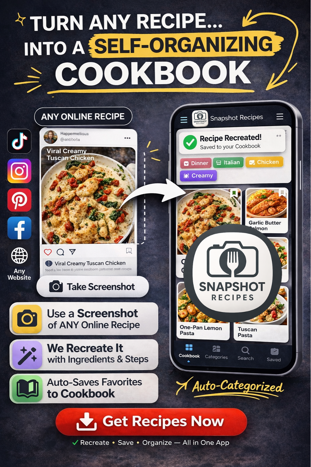 Generate Unlimited Recipes in 3 Ways