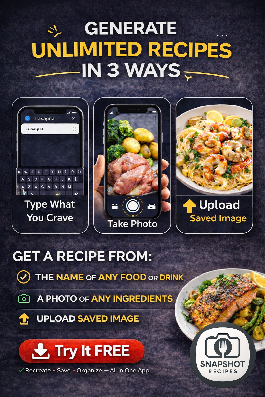 Generate an Interactive and Shareable Grocery List