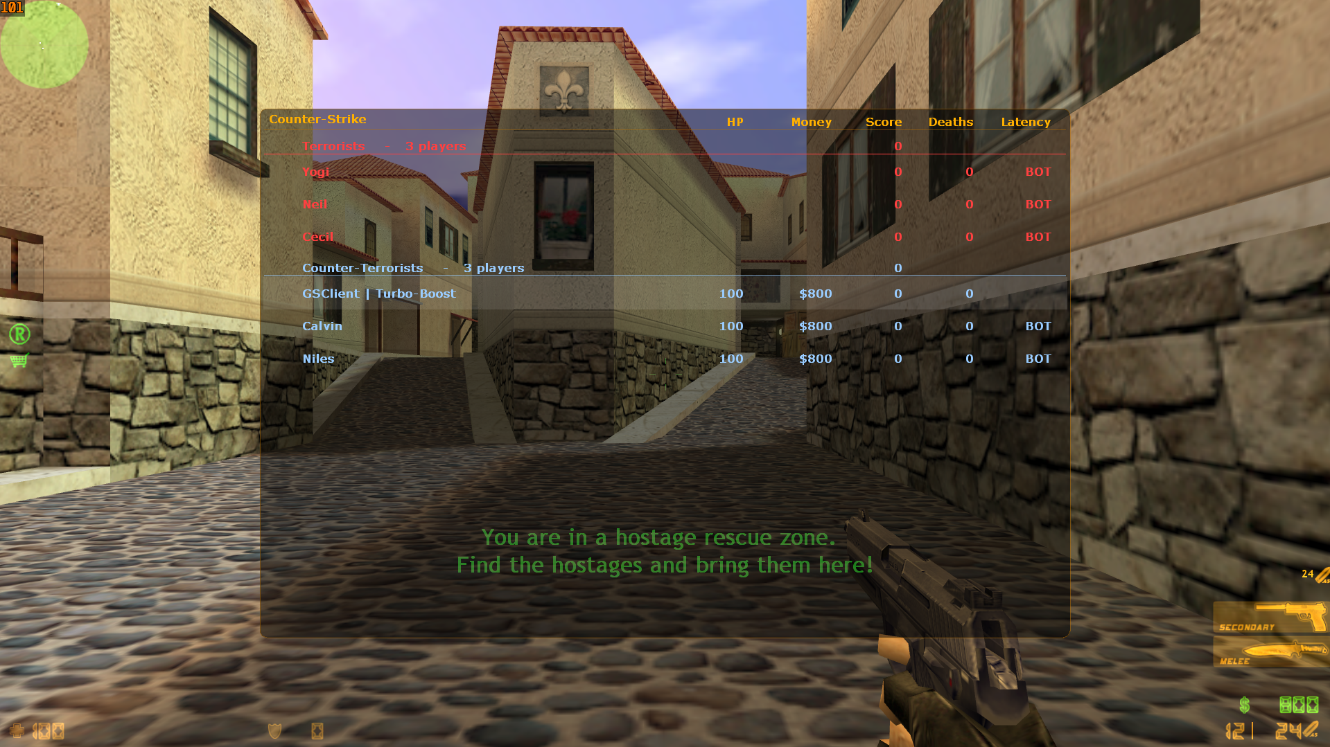 Counter-Strike 1.6 Scoreboard