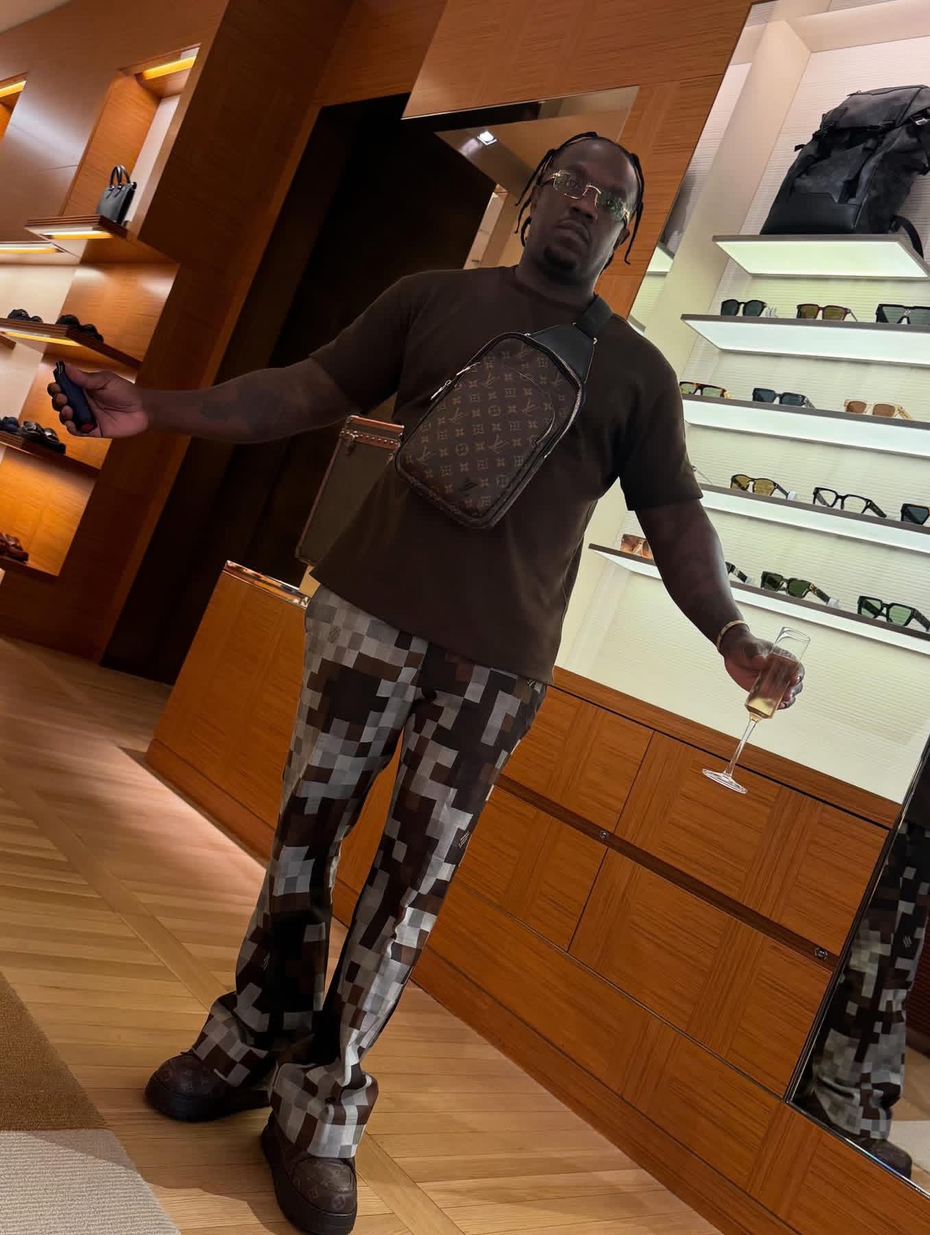LV Pixel Camo: Boutique Energy
