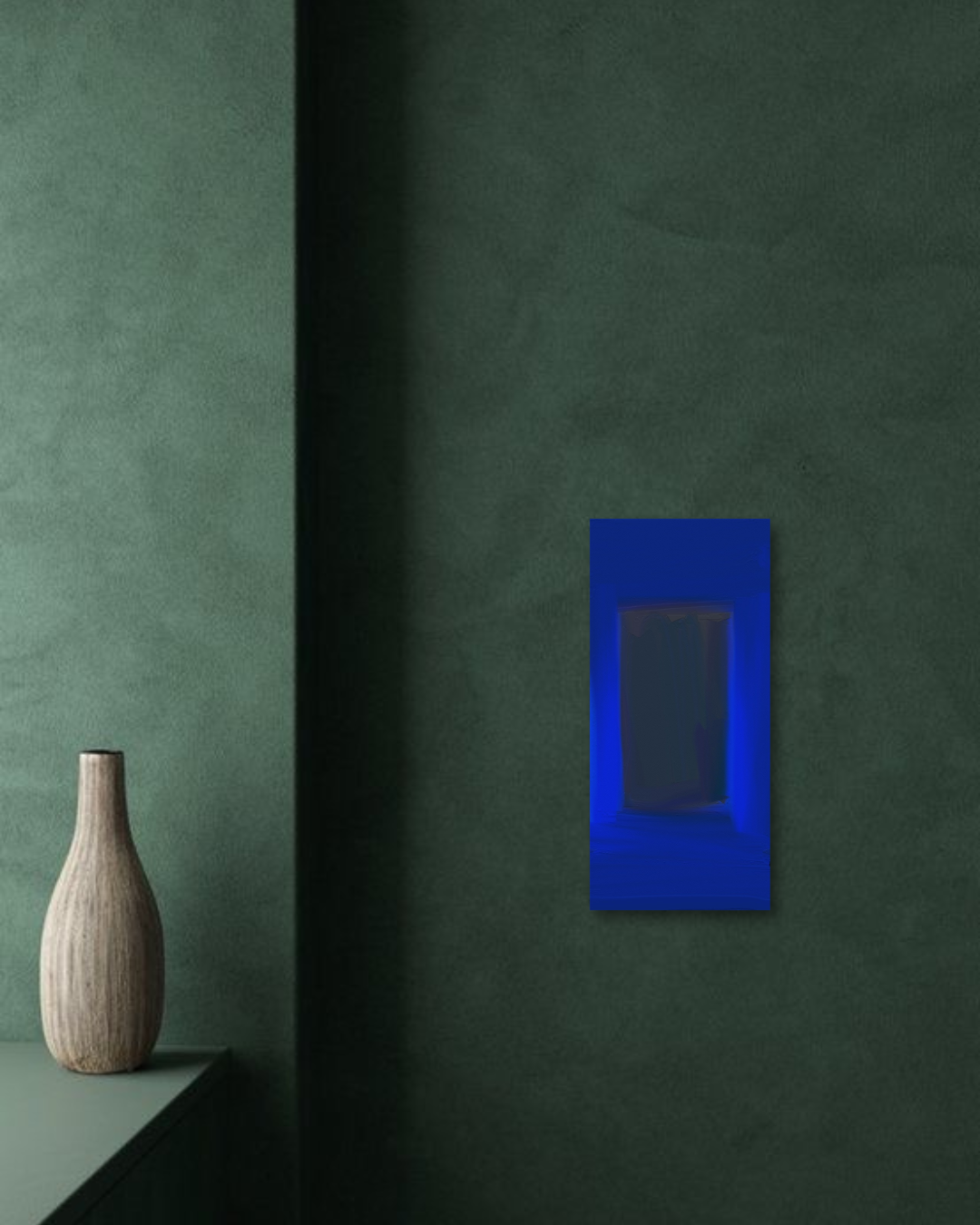 A Boxcreet piece integrated into a dark, considered living room