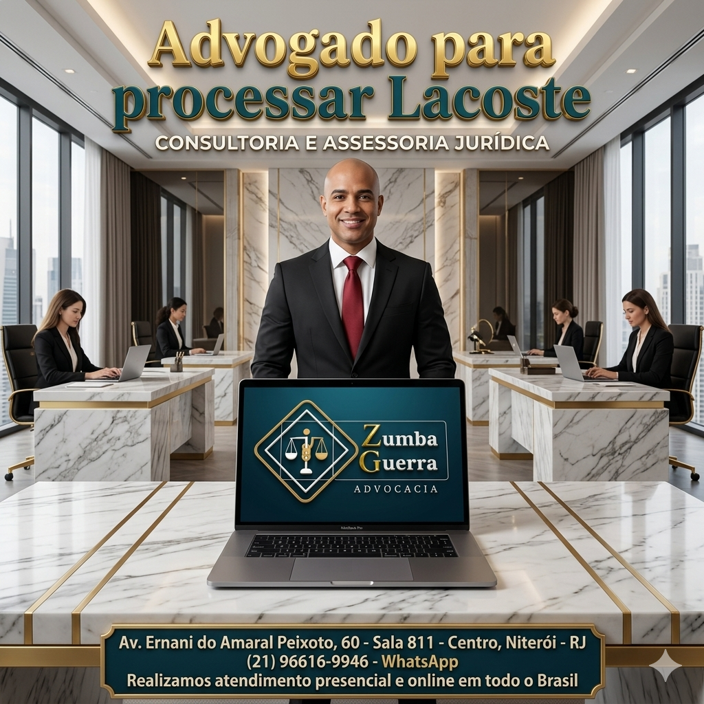 Advogado para processar Lacoste