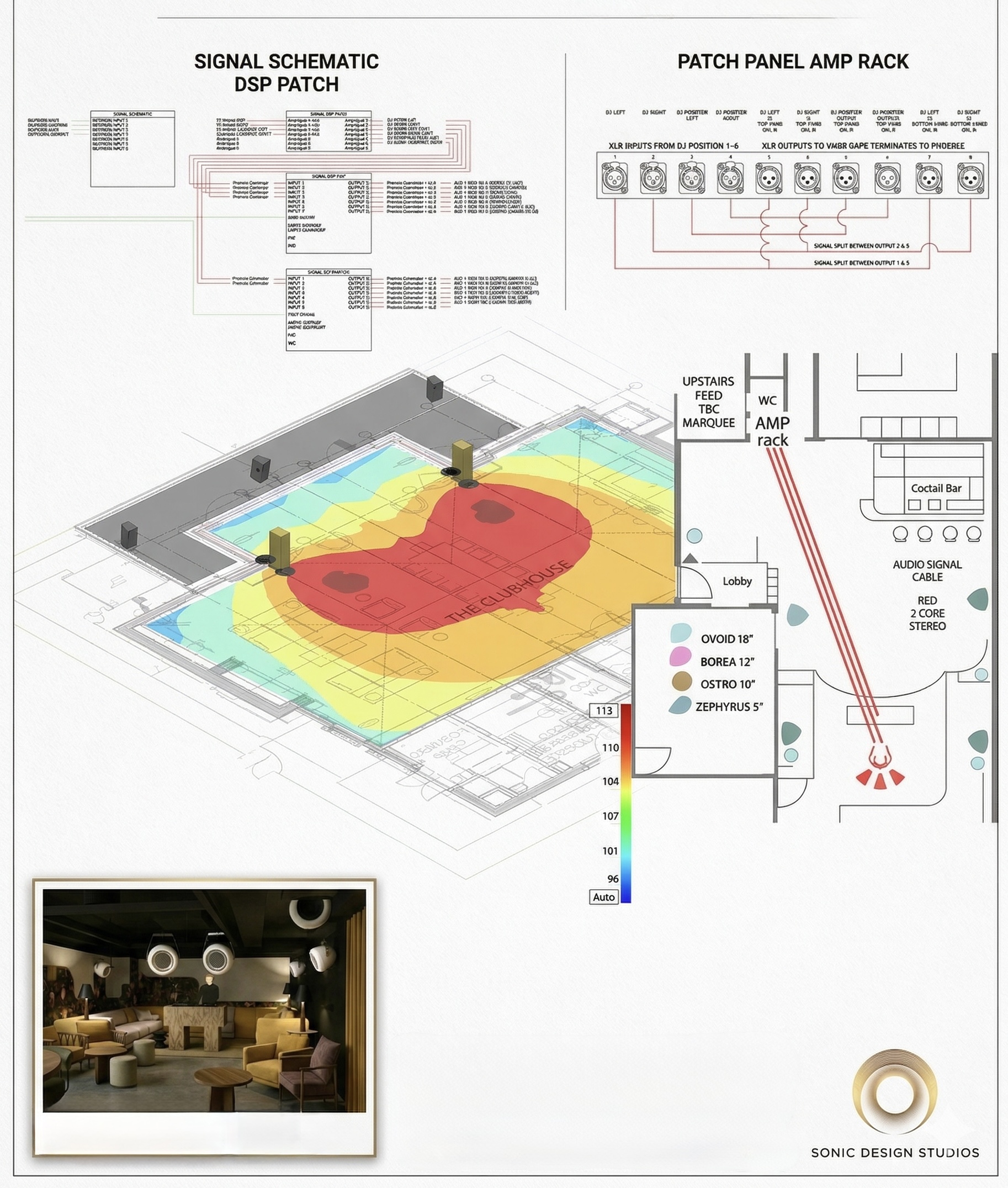 Acoustic Blueprint phase — architectural audio consultancy — Sonic Design Studios