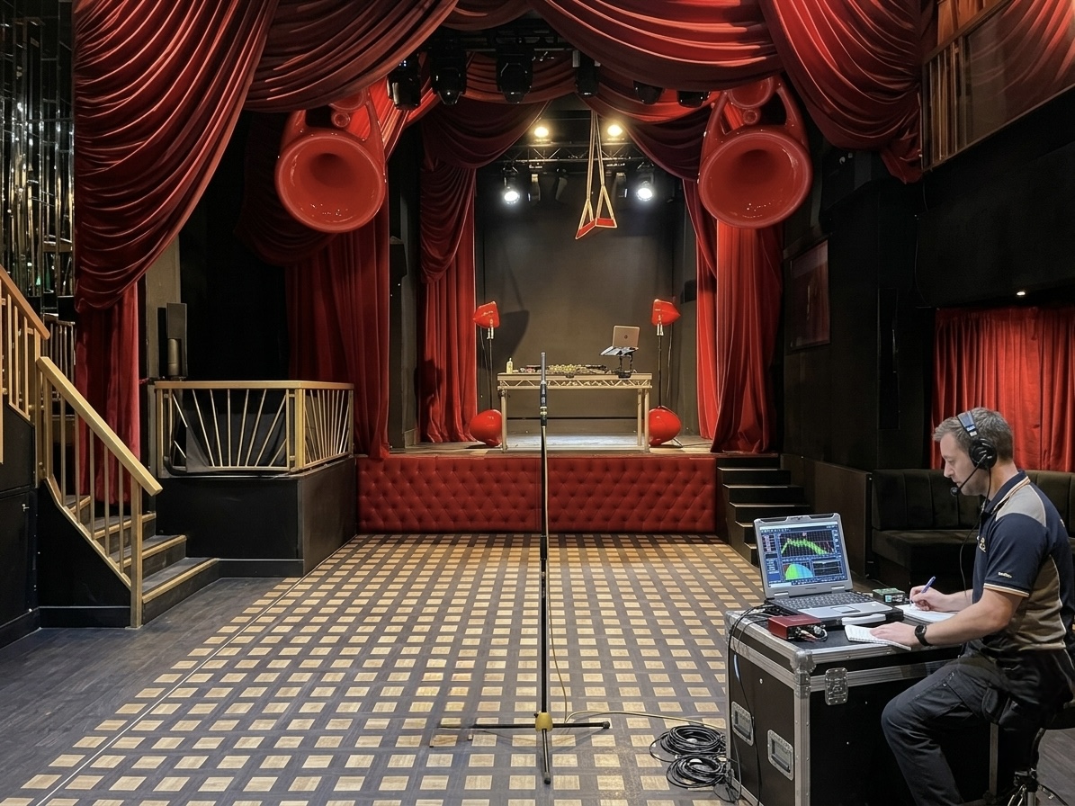 Precision Commissioning phase — audio calibration and installation — Sonic Design Studios