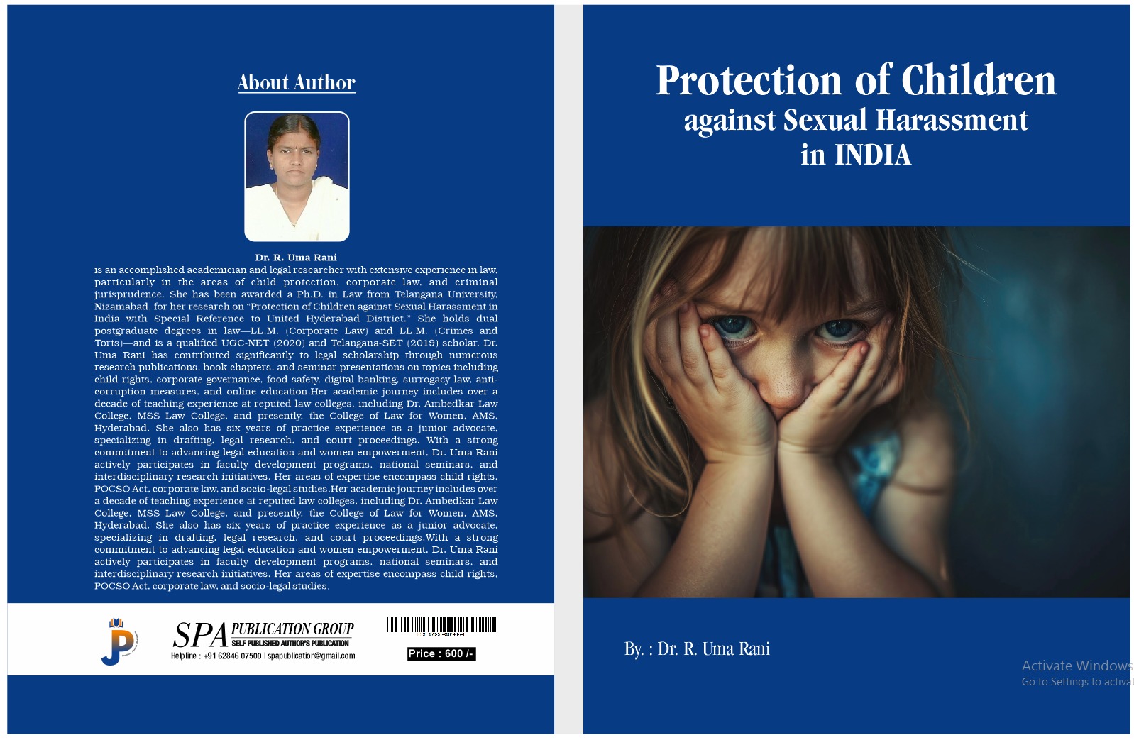 Protection of Children against Sexual Harassment in India
