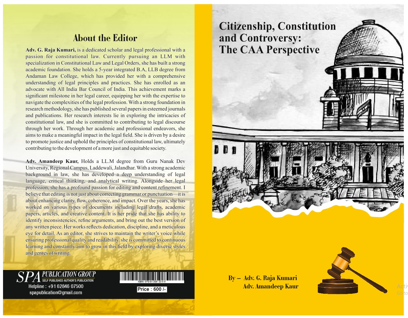 Citizenship, Constitution and Controversy: The CAA Perspective