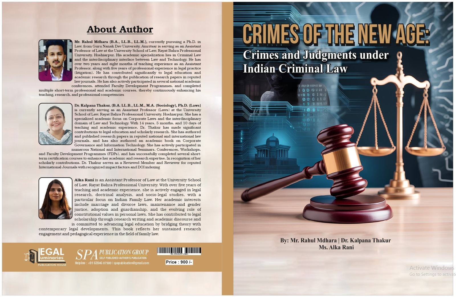 Crimes of the New Age: Crimes and Judgments under Indian Criminal Law