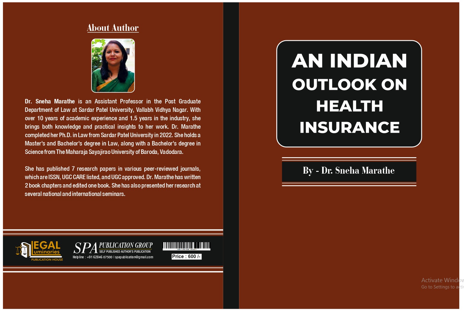 An Indian Outlook on Health Insurance
