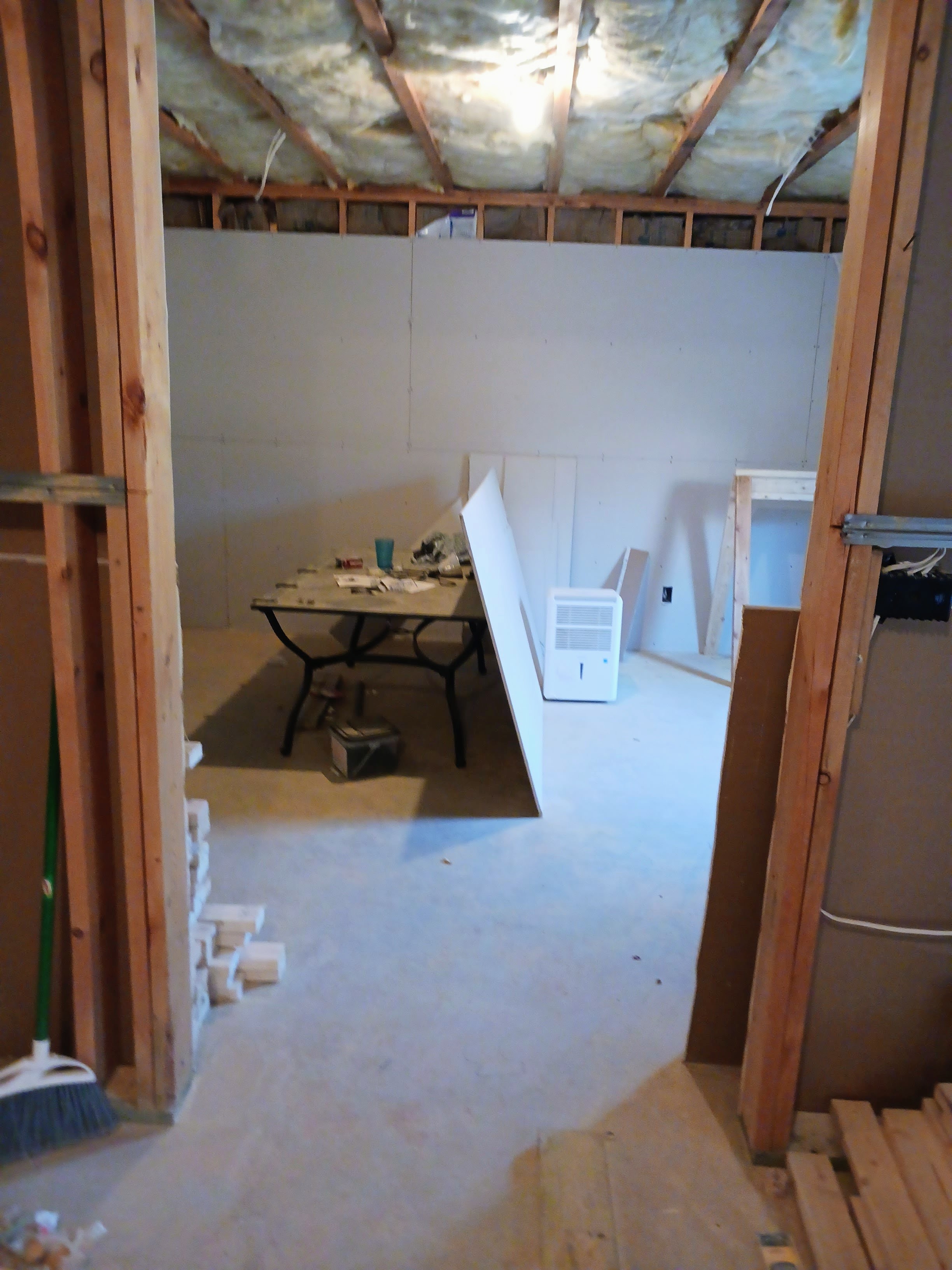 Basement Drywall Installation
