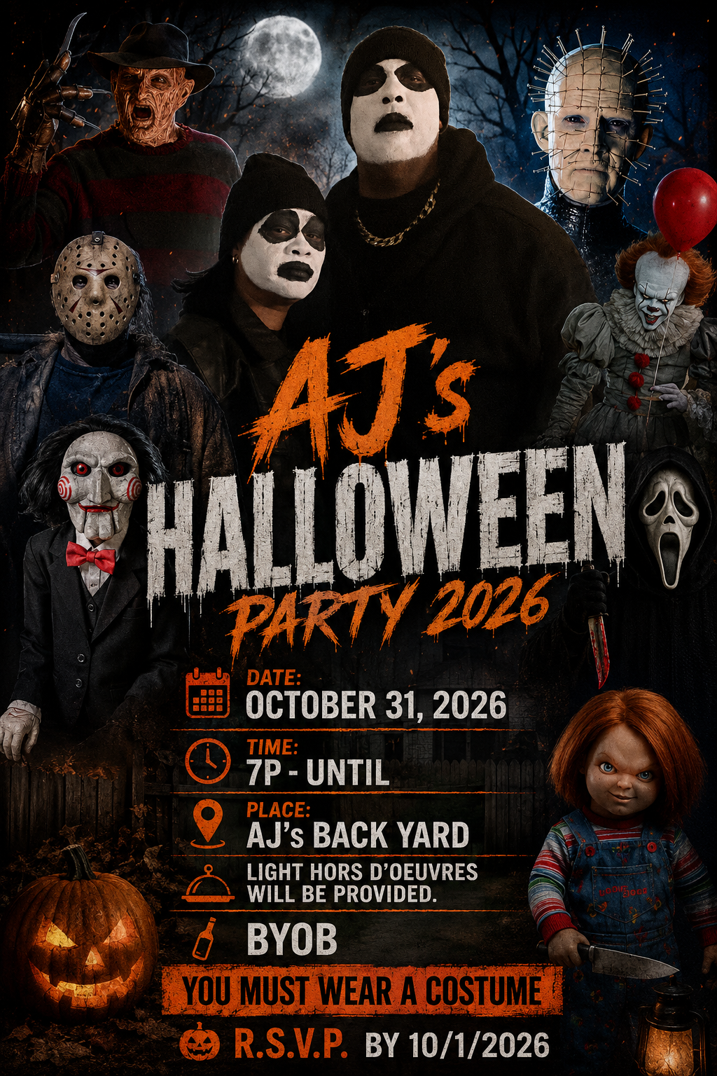 AJ's Halloween Party