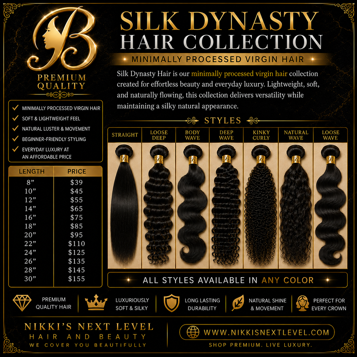 Nikki's Next Level — Silk Dynasty Collection