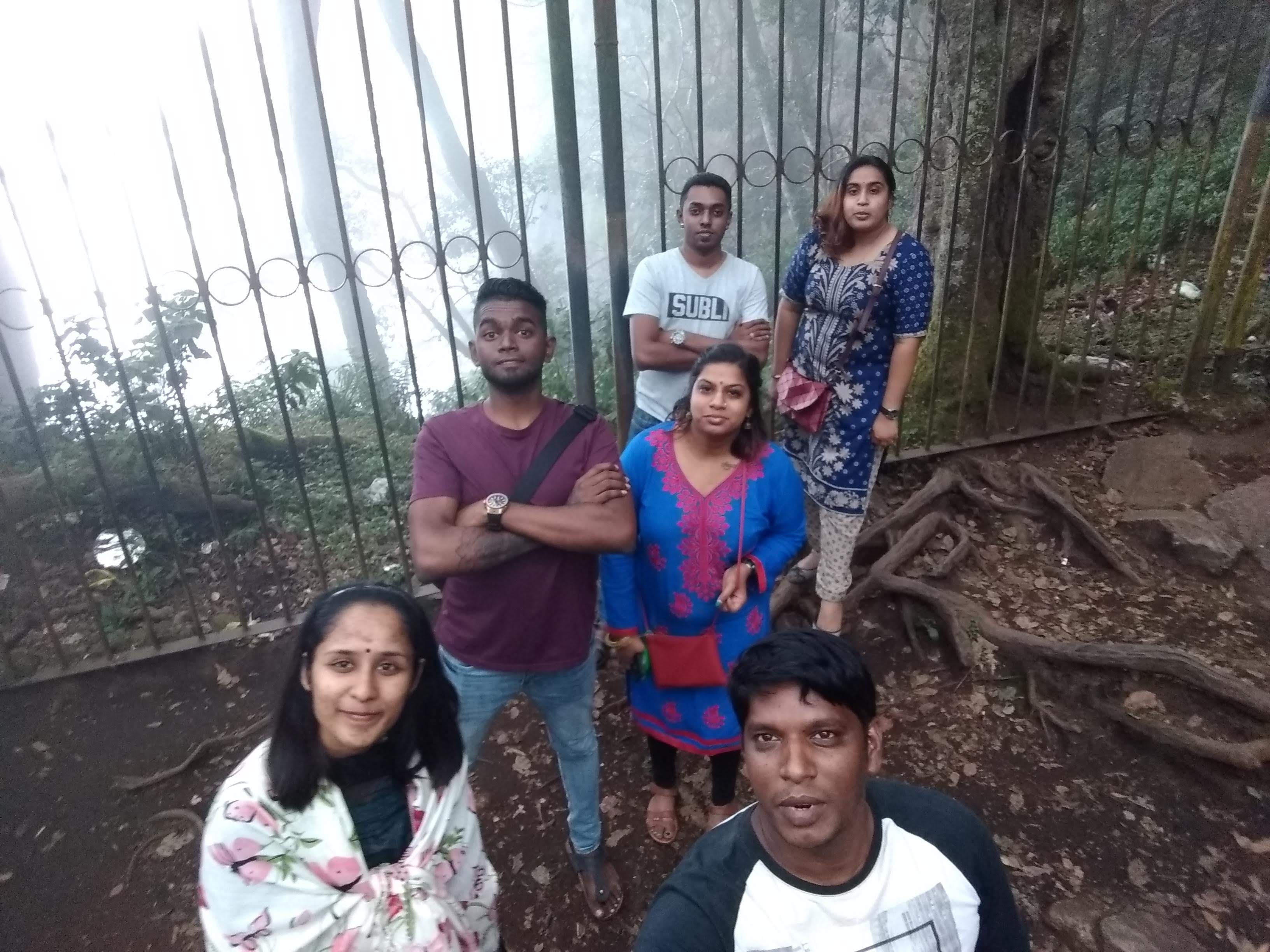 Misty Viewpoint Selfie