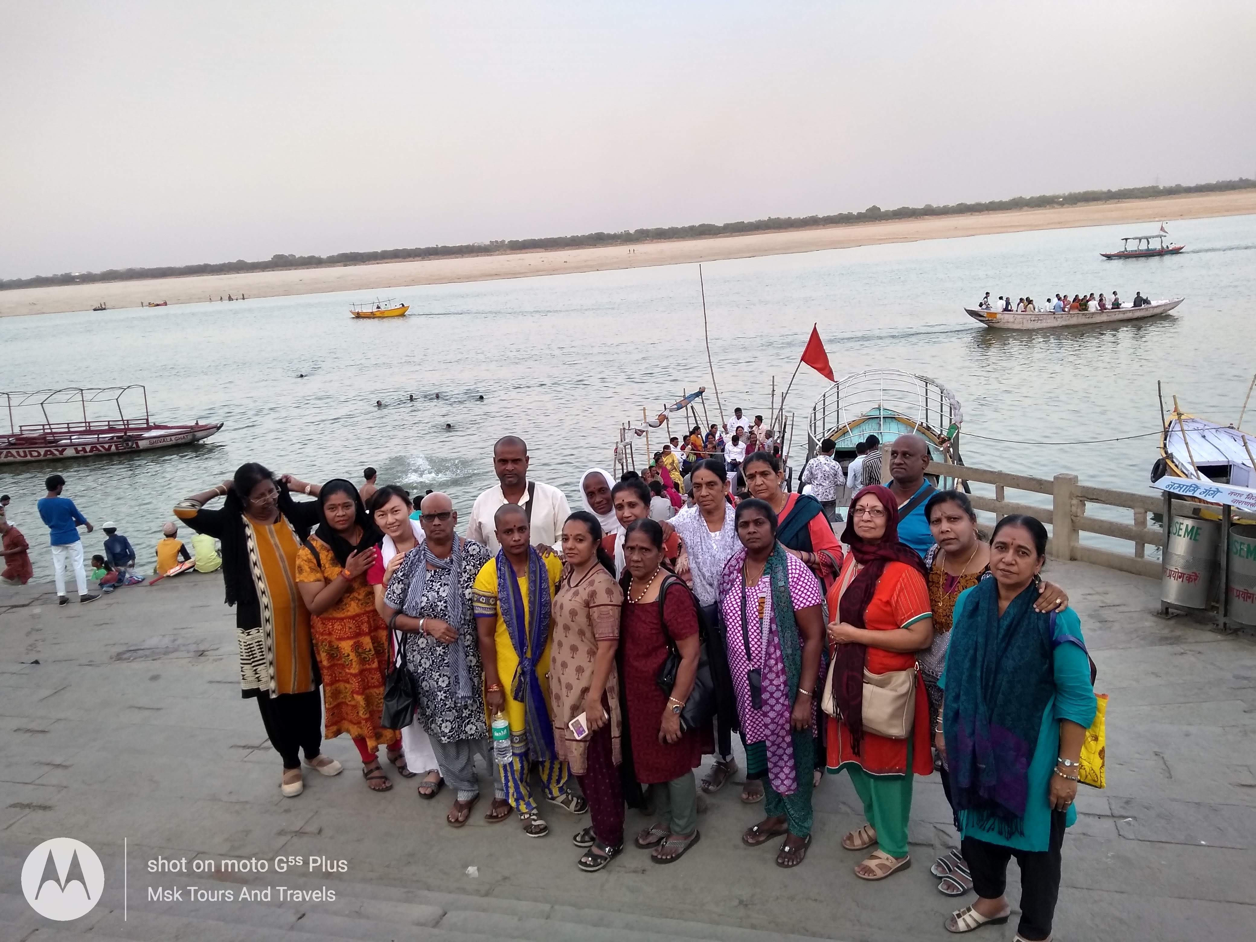 Varanasi Ghat — Group Photo