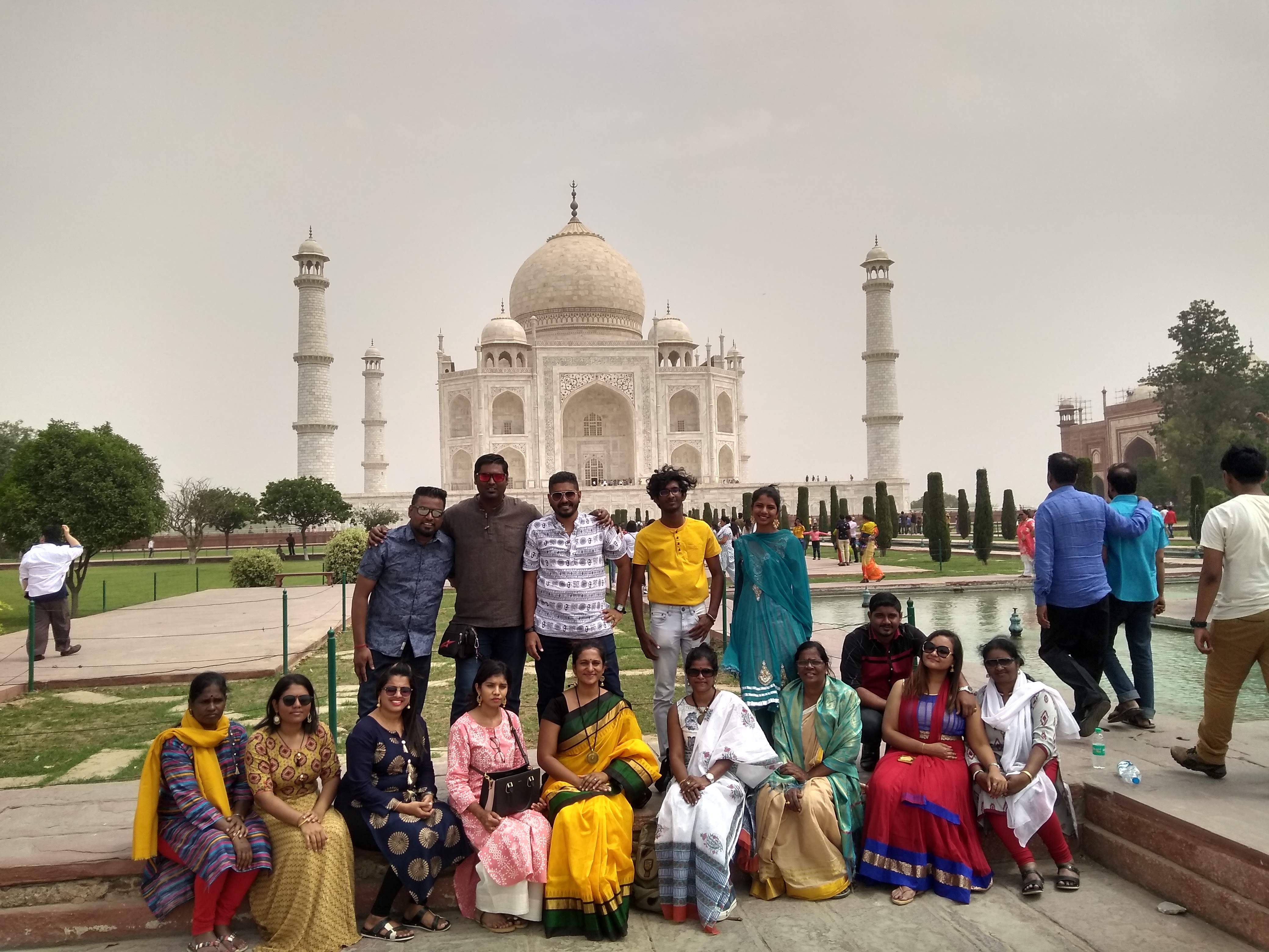 Taj Mahal — Group Photo
