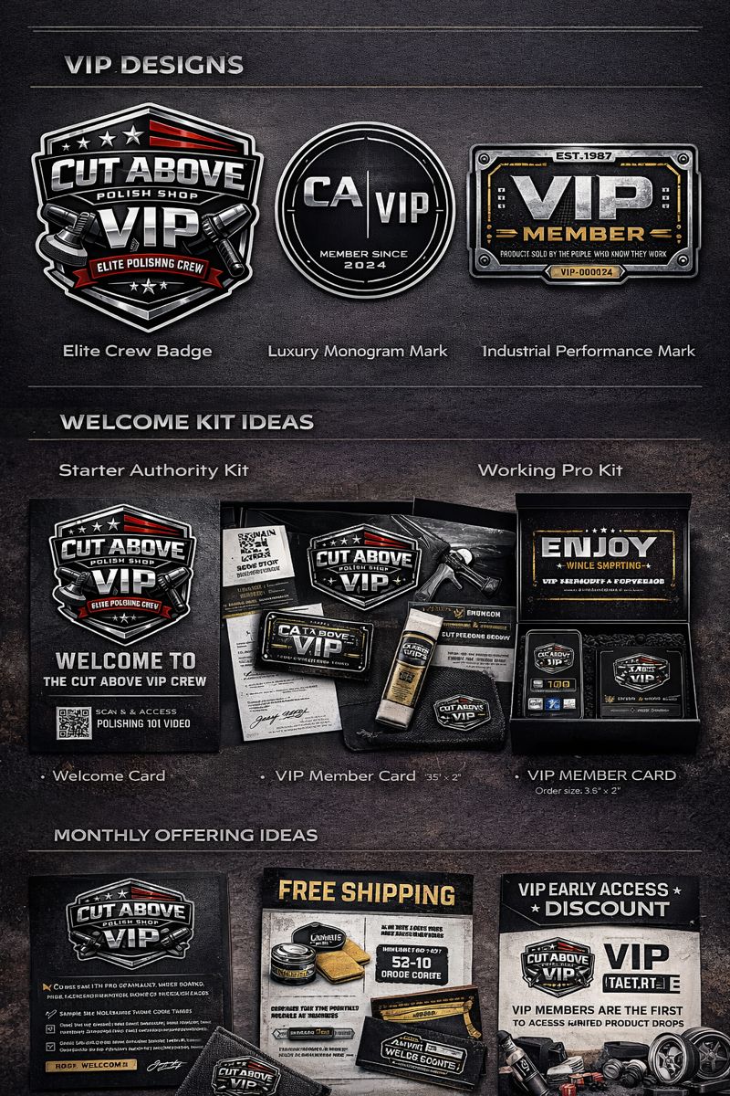 VIP Badge Designs