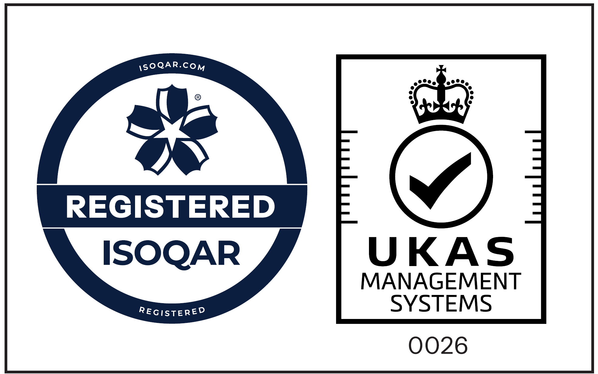 ISOQAR Registered & UKAS Management Systems