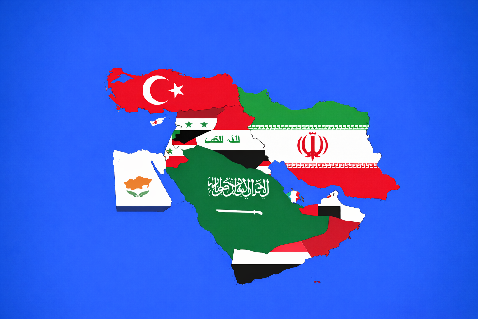 Middle East Region Map