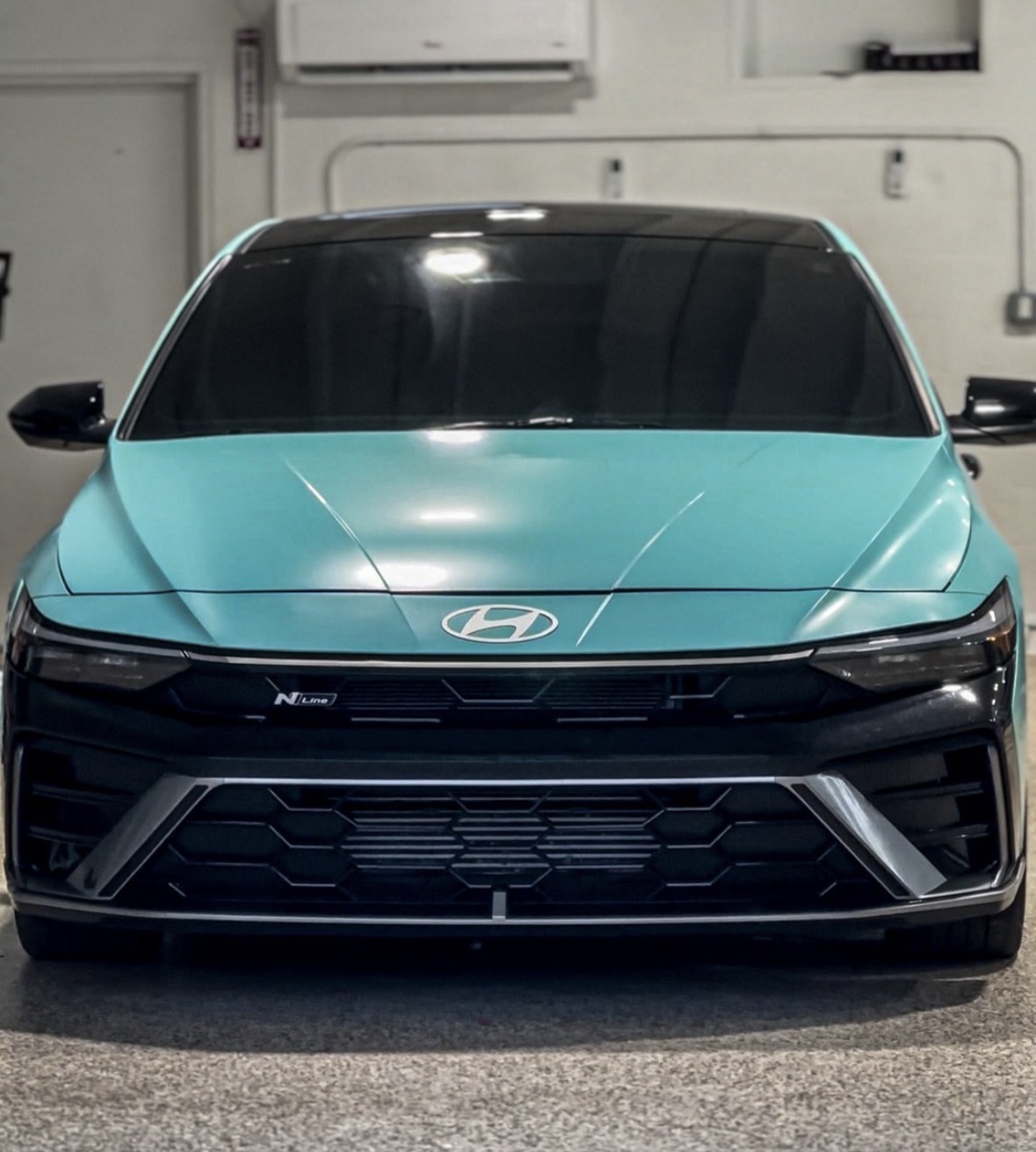 Teal Hyundai N Line Wrap