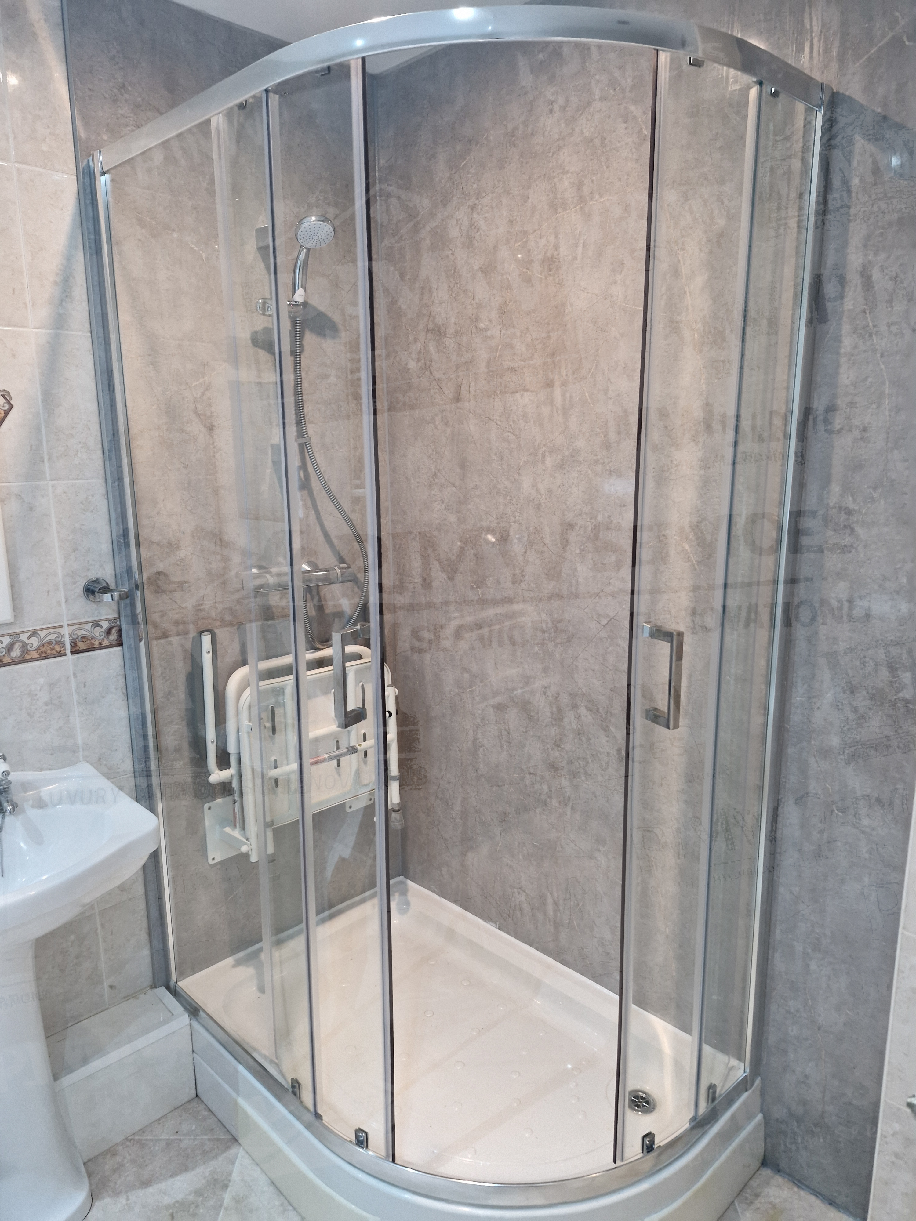 Accessible Walk-in Shower Re-do