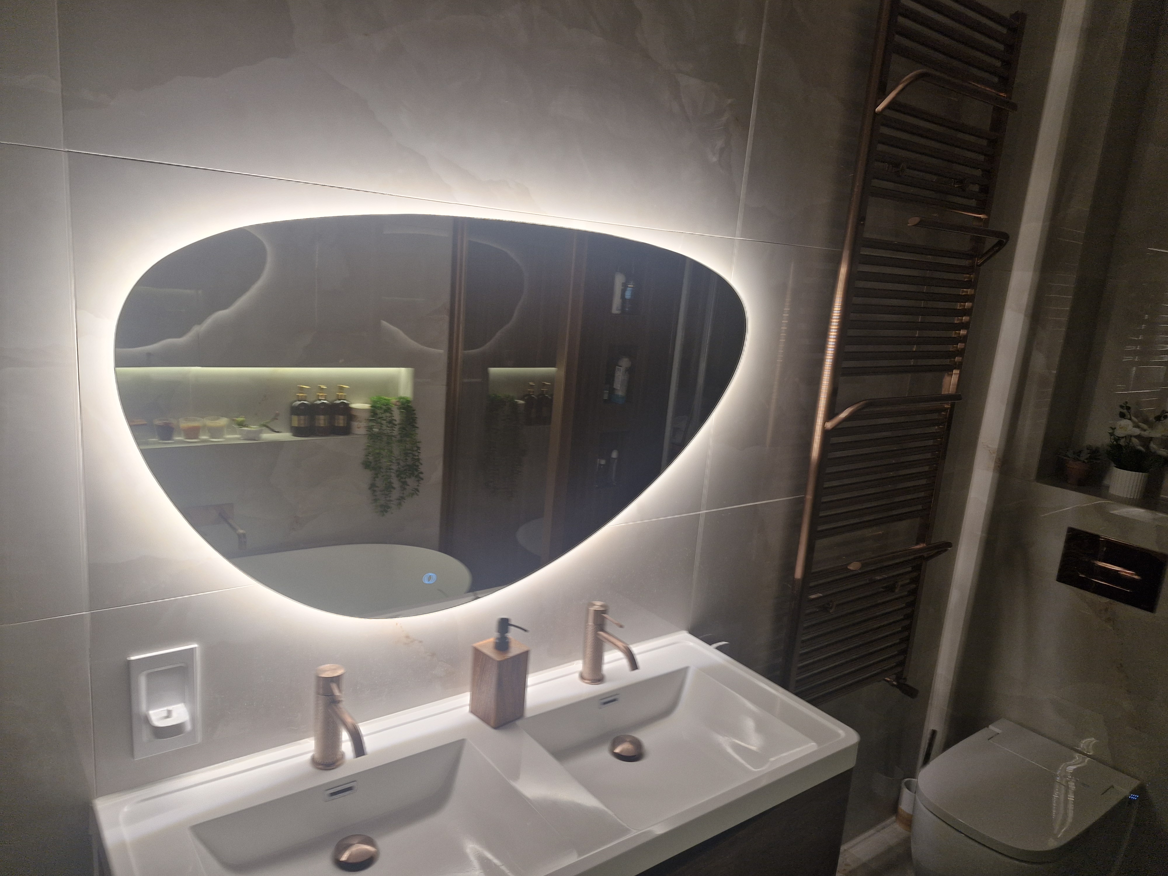 Modern bathroom detail