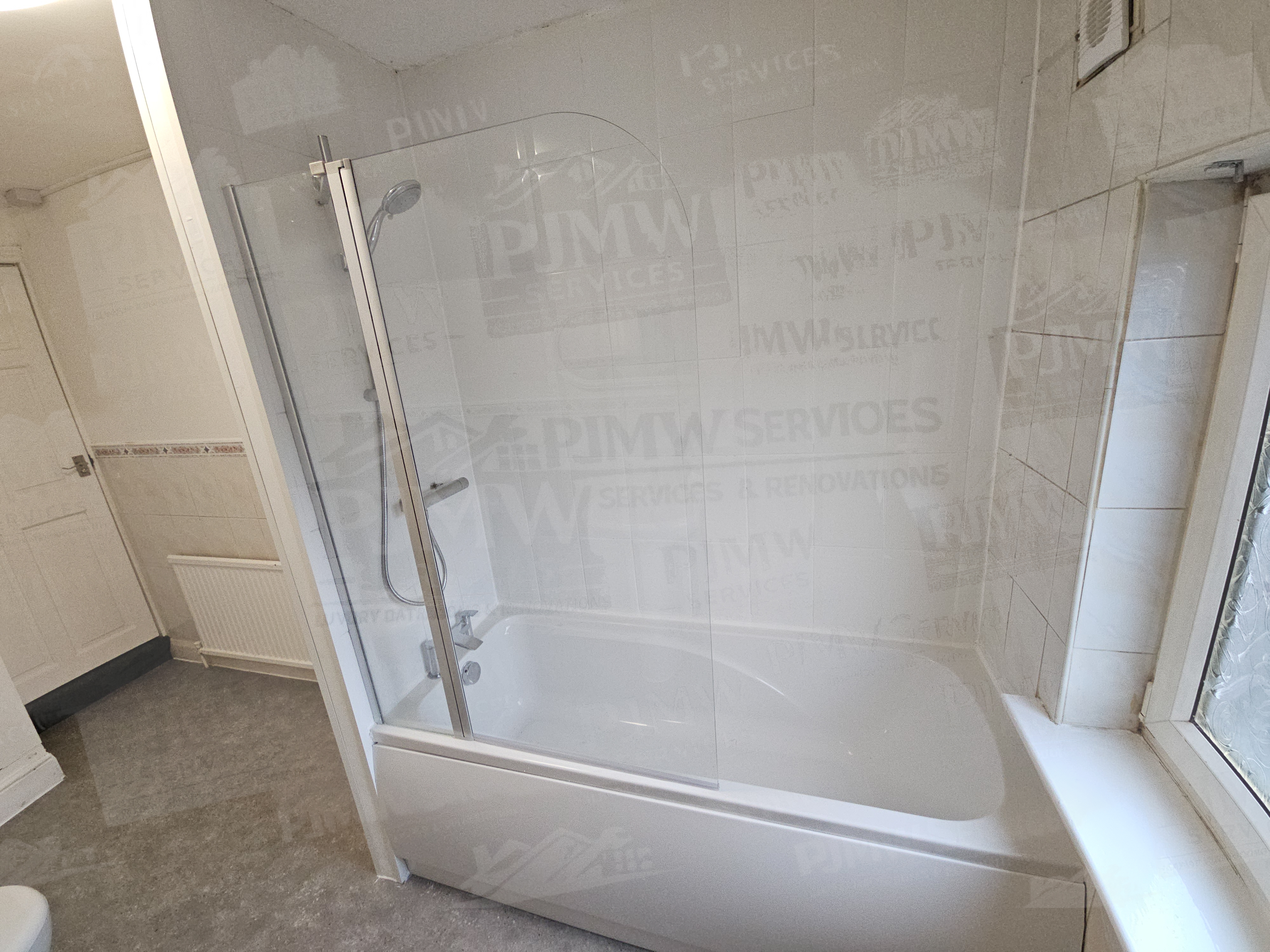 Bath to Shower Conversion