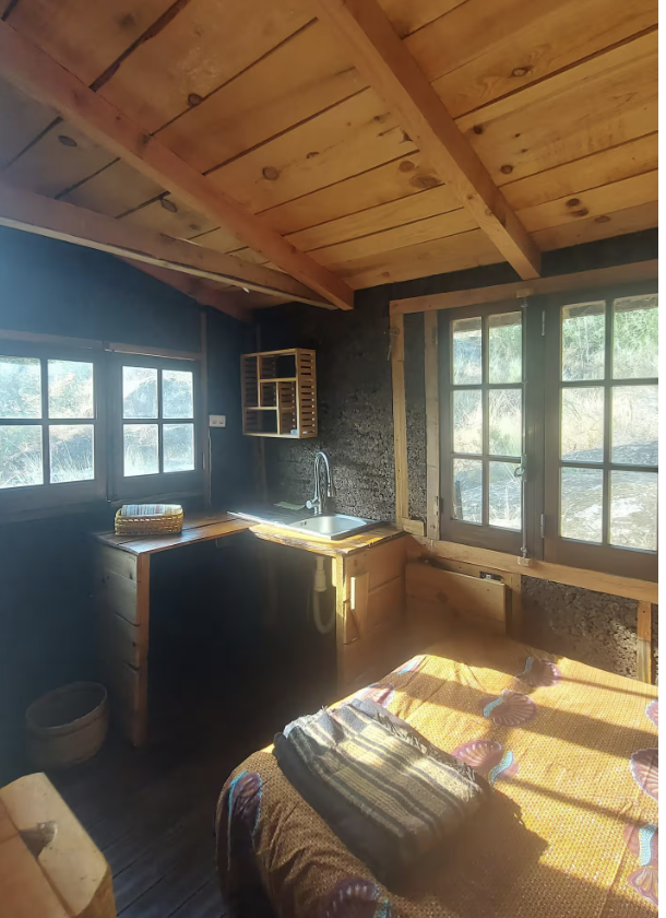 Small kitchen, wide windows