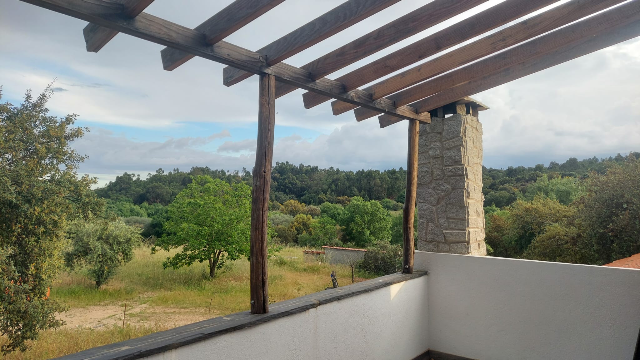 Pergola view over the valley