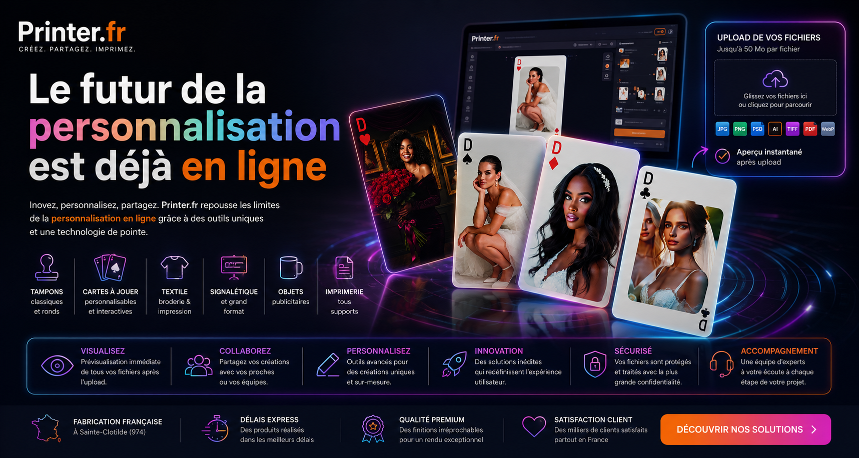 Printer.fr — Le futur de la personnalisation est déjà en ligne.