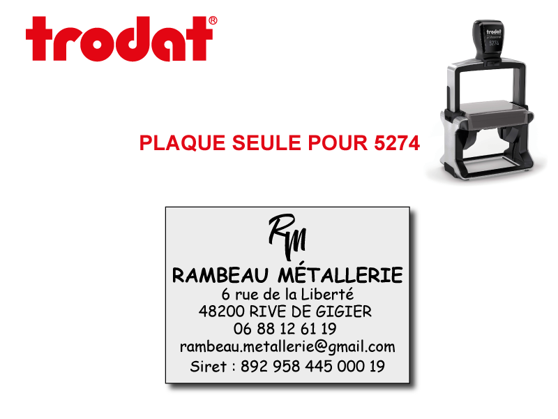 Plaque Professional 5274