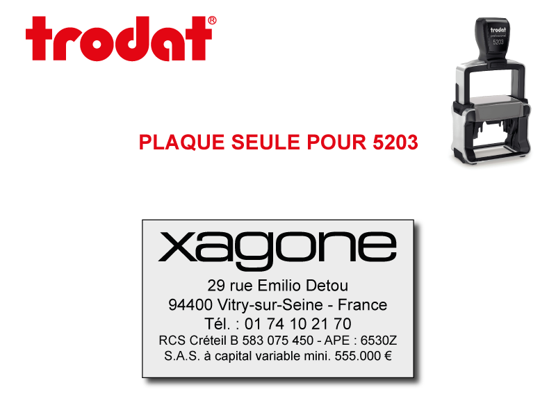 Plaque Professional 5203