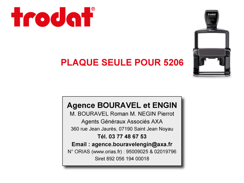 Plaque Professional 5206