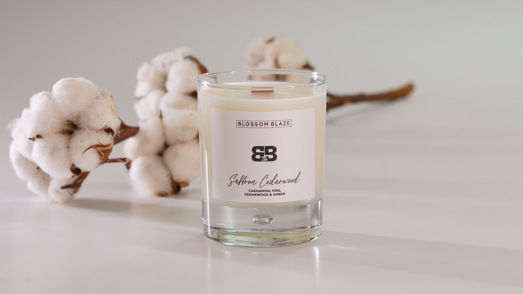 Blossom Blaze handcrafted candle