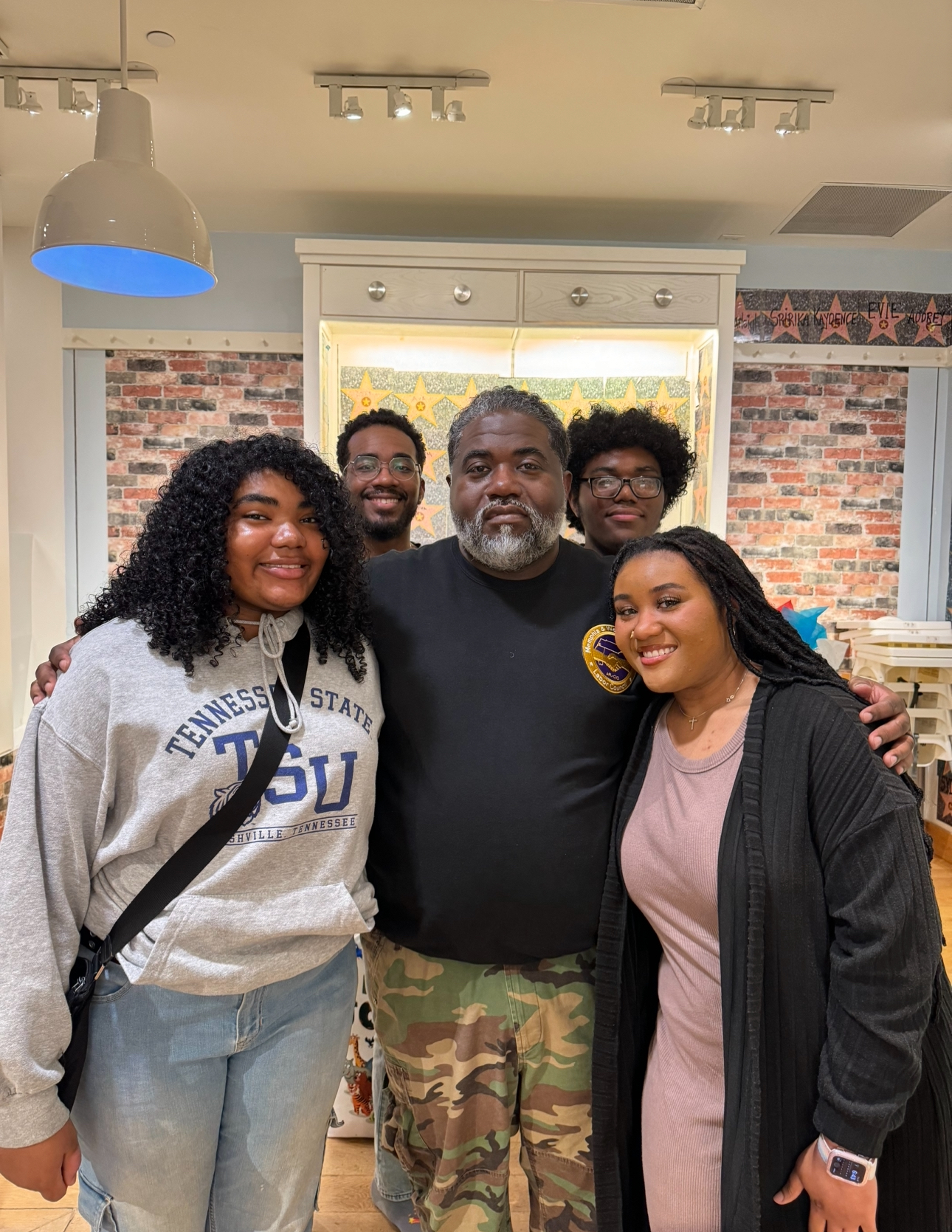 The Bradshaw family together