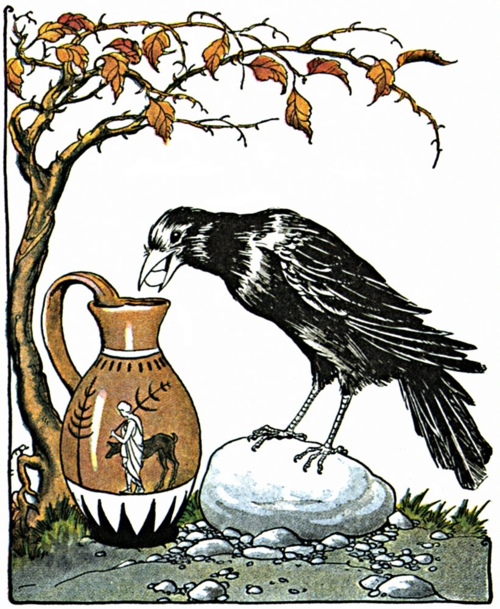 The Crow and the Pitcher