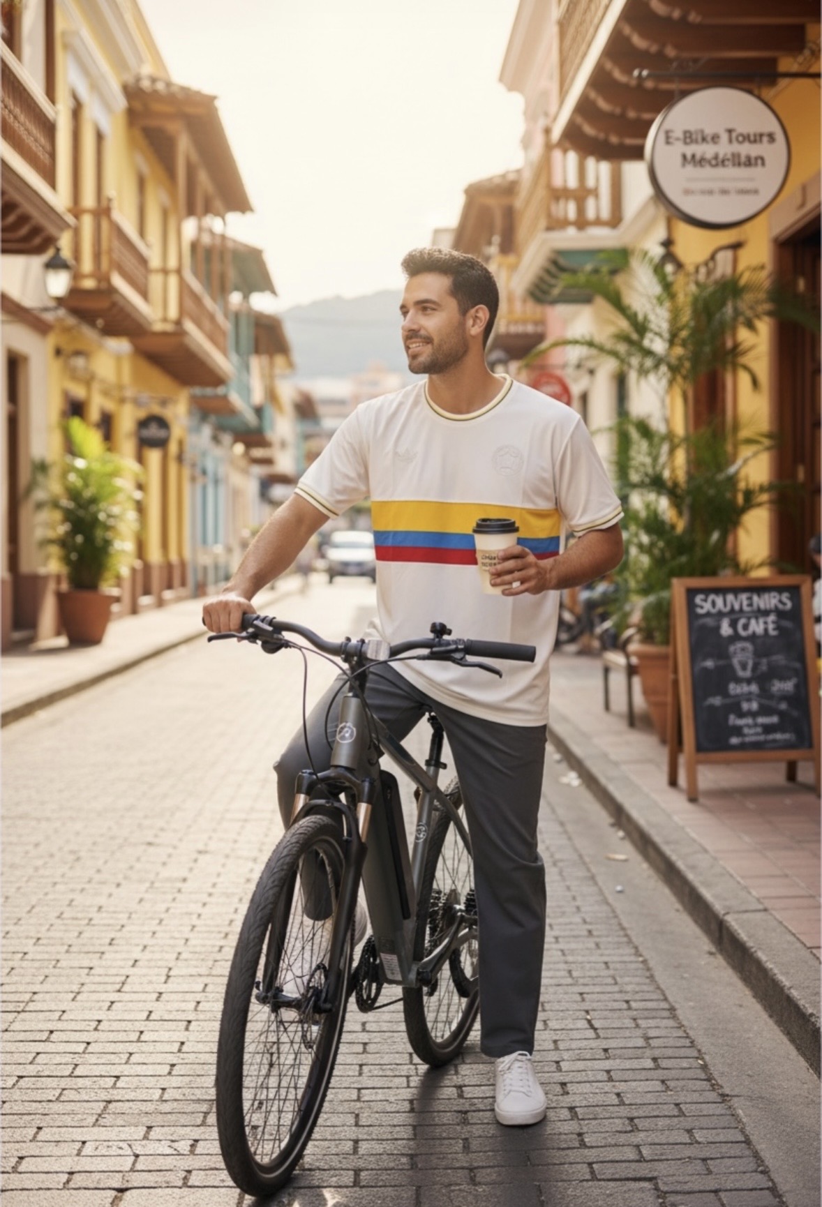 Camiseta Colombia Beige Centenario