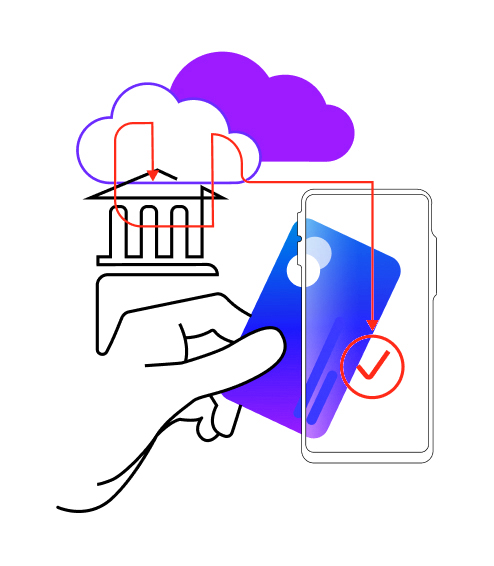 Payment processing cloud banking and virtual card services