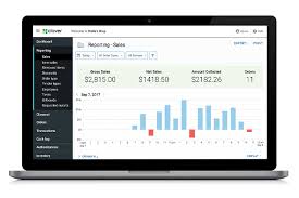 Clover POS dashboard with sales reporting