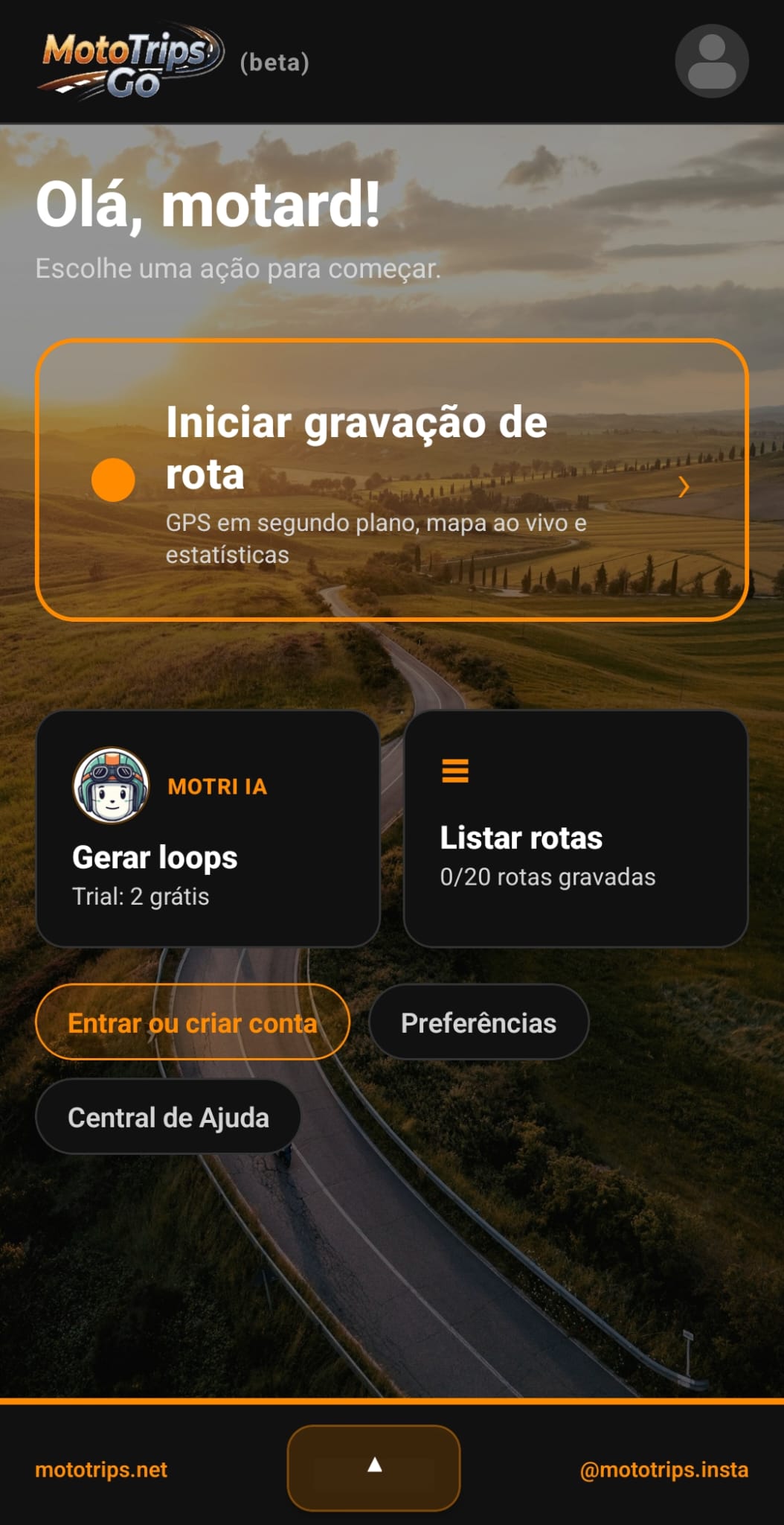 MotoTrips Go screenshot 2