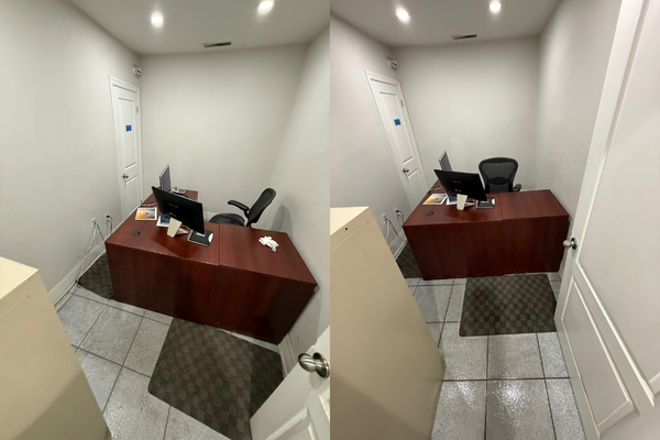 Meeting Room Deep Clean – Before and After – Reliable Edge Cleaning
