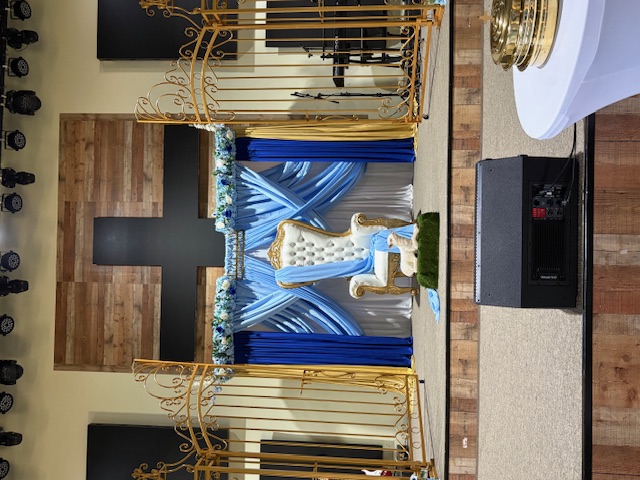 Hem of Grace Events grand church celebration golden gates Florida event design