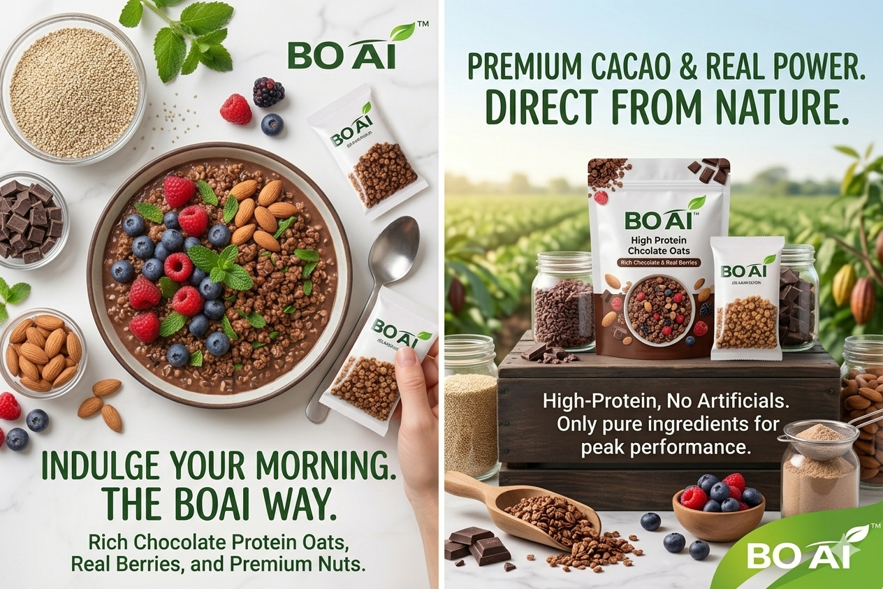BoAI High Protein Chocolate Oats