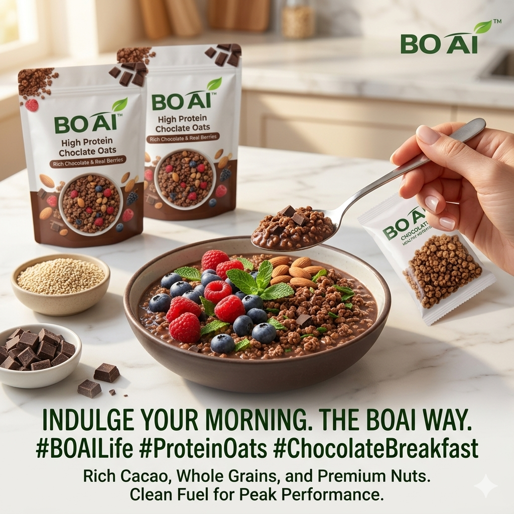 BoAI Chocolate Oats - Breakfast Bowl
