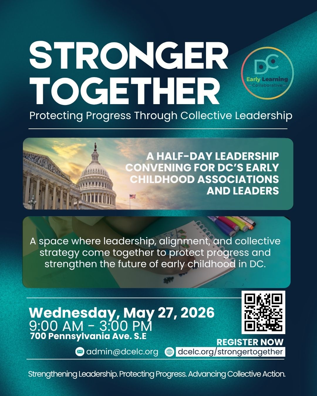 Stronger Together - Leadership Convening Flyer